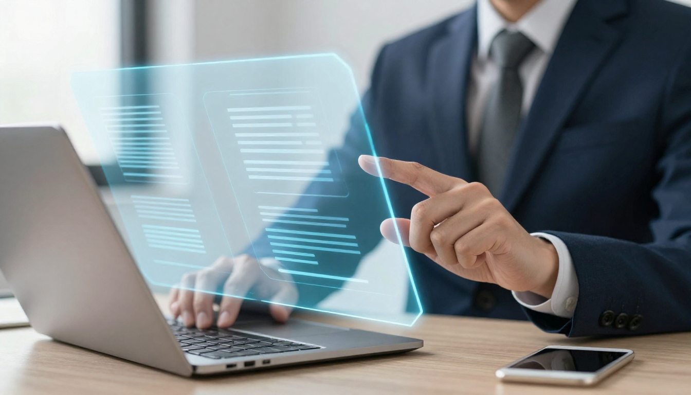 Businessman Working With Claims Automations